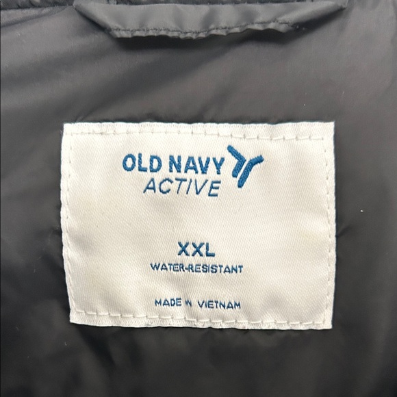 Old Navy Black Quilted 1/2 Zip Puffer Pullover - Picture 2 of 5